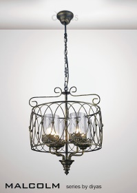 Malcolm Ceiling Lights Diyas Single Pendant Malcolm Ceiling Lights Diyas Single Pendant
